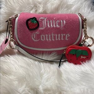 NEW juicy couture strawberry shoulder bag